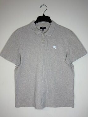 Express Men’s Khaki Polo With Embroidered Crest Size XL